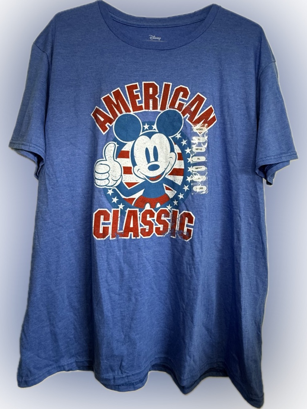Disney Mickey Mouse American Classic Adult T-Shirt Size X-Large